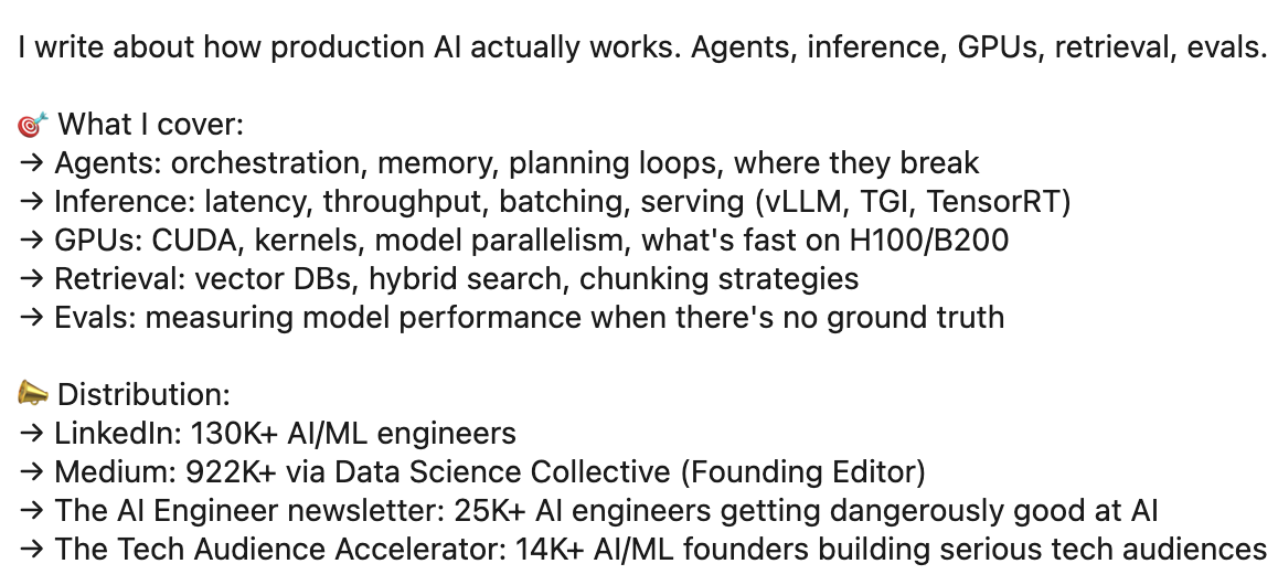 Expertise-Led About Section linkedin example