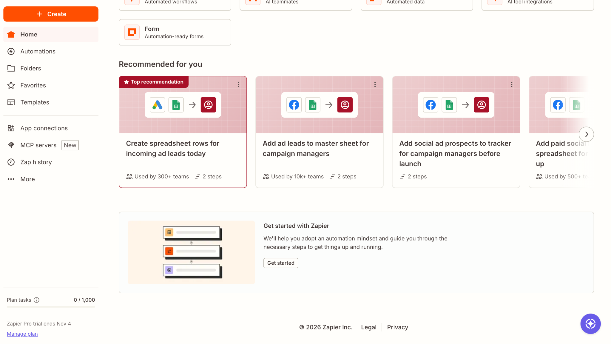 zapier integrations linkedin