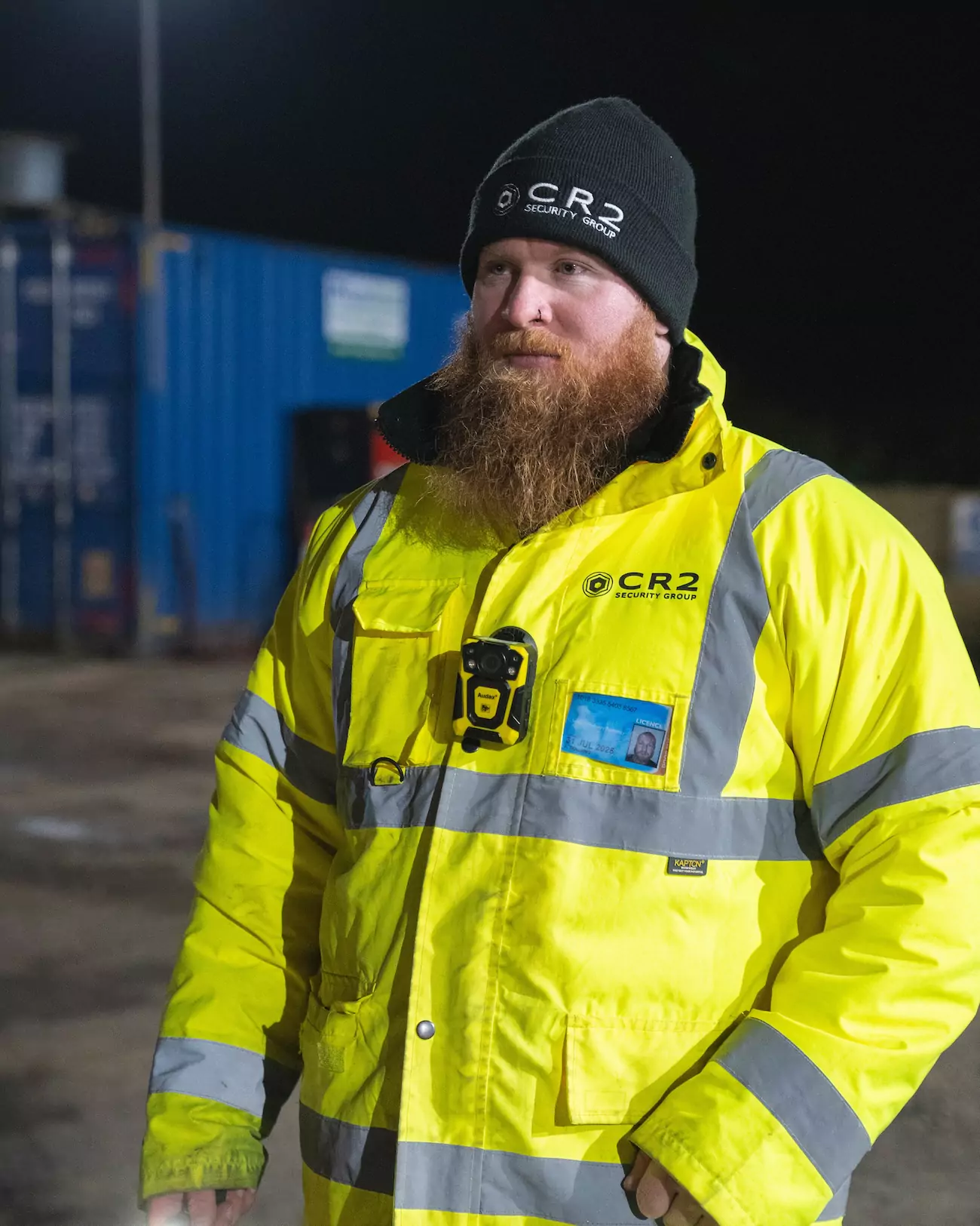 CR2 security protecting a commercial client's property