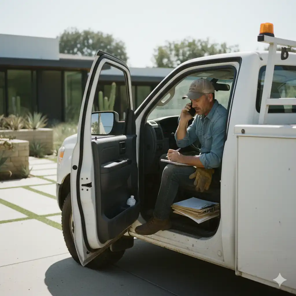 a dental receptionist getting a call form a patient