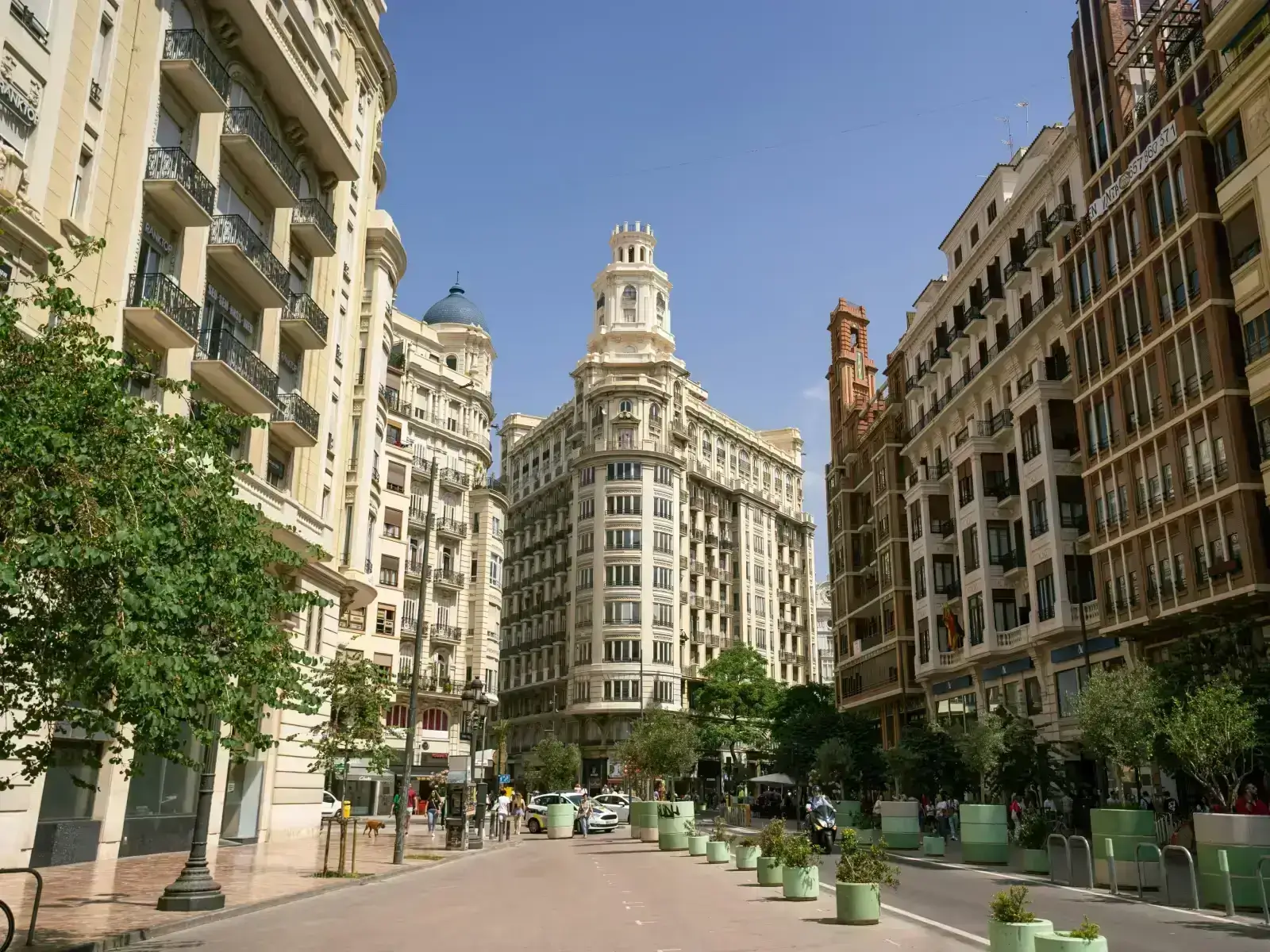 Valencia city and beach, Spain