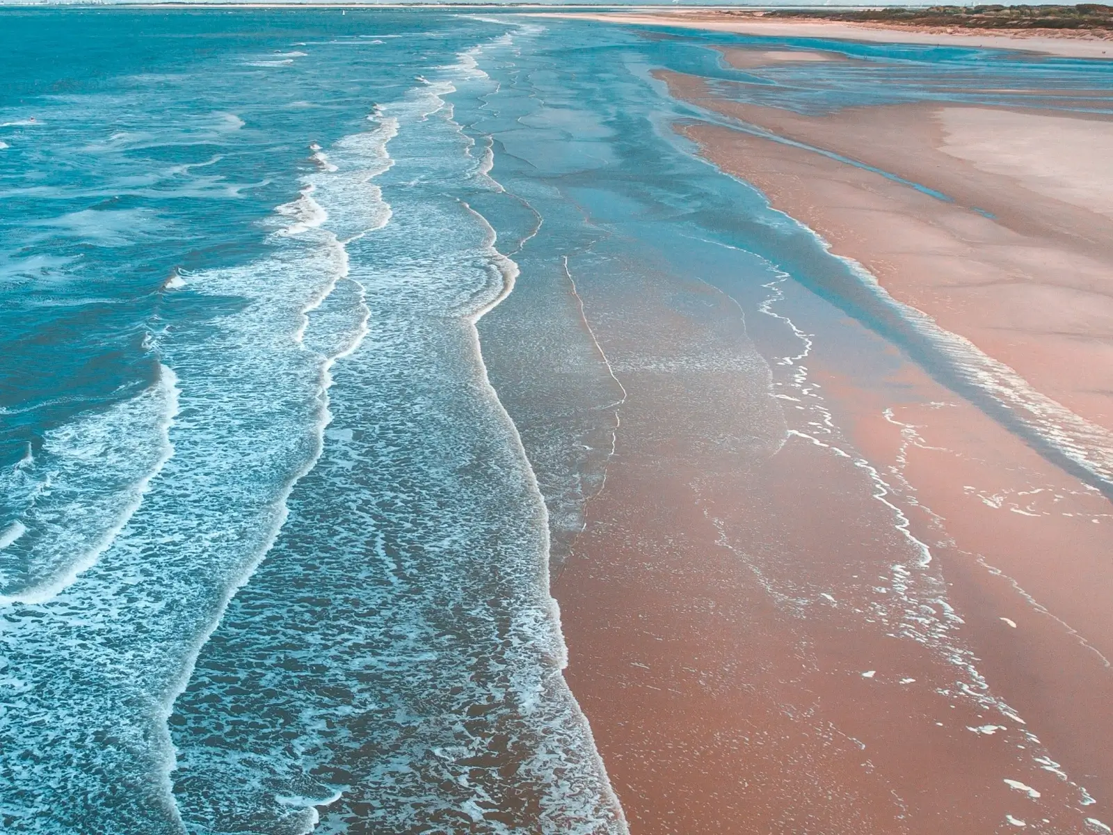 La Pelosa Beach with turquoise waters in Sardinia