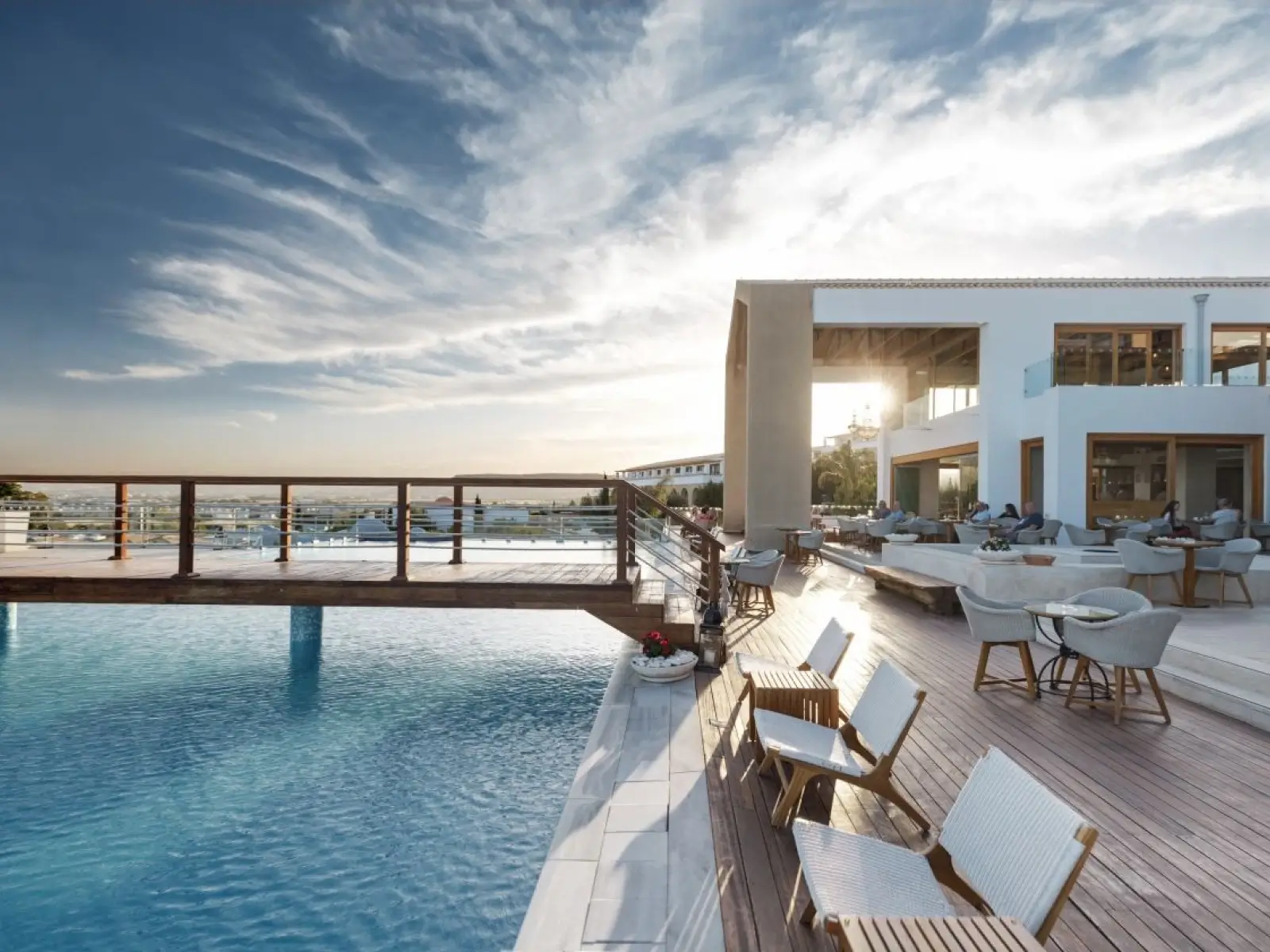 Mitsis Blue Domes Resort & Spa with swim-up pools