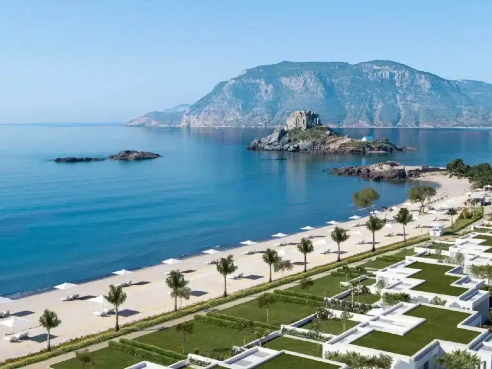 Ikos Aria luxury resort with swim-up suites on Kos