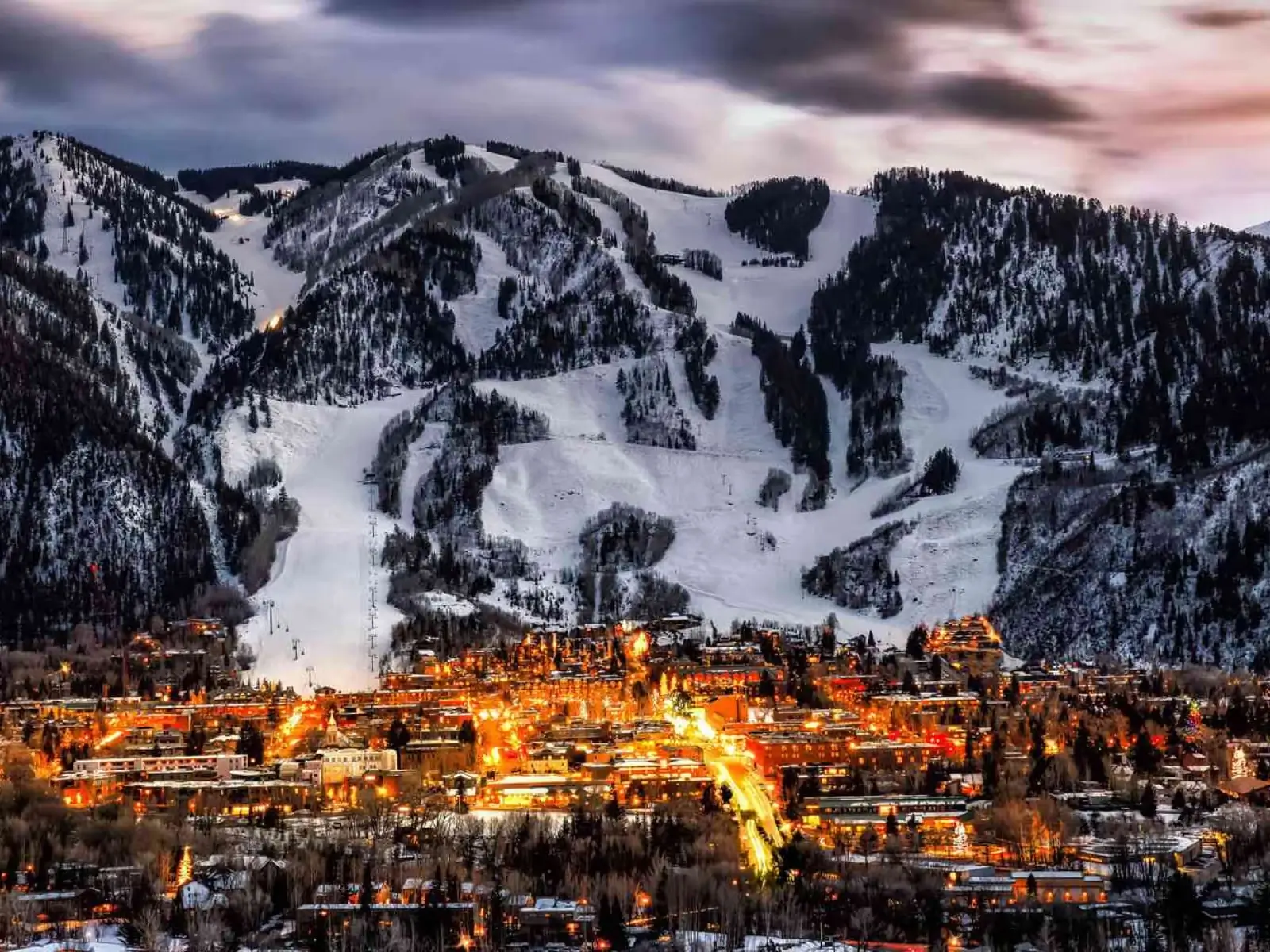 Luxury ski resort, Aspen, Colorado