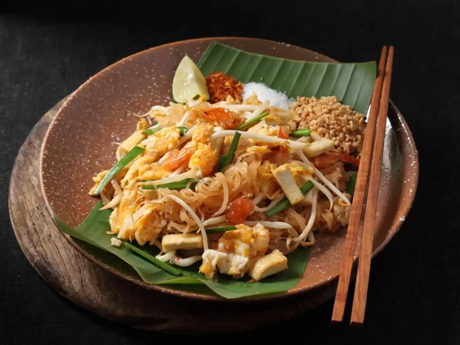 Pad Thai street food in Bangkok