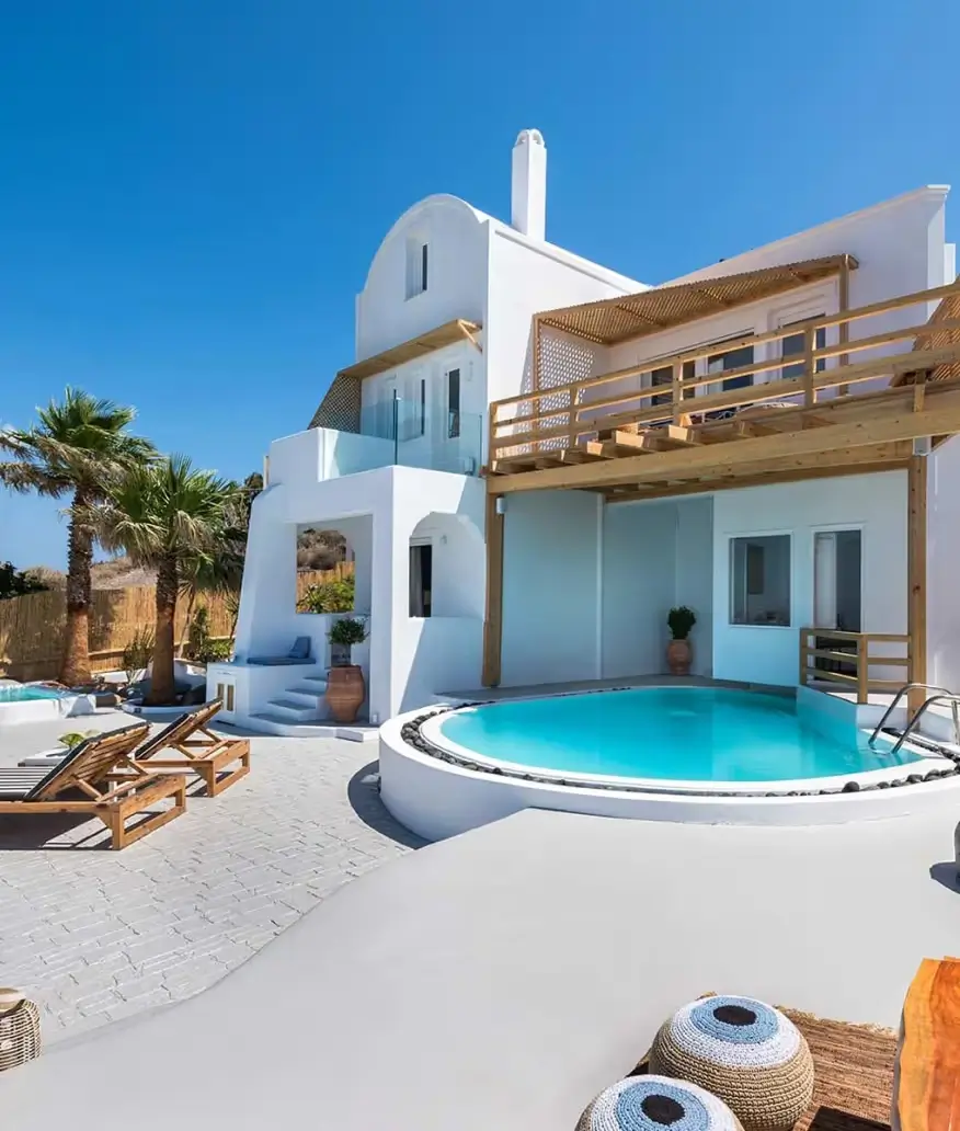 Sommerliebhaber auf Santorin