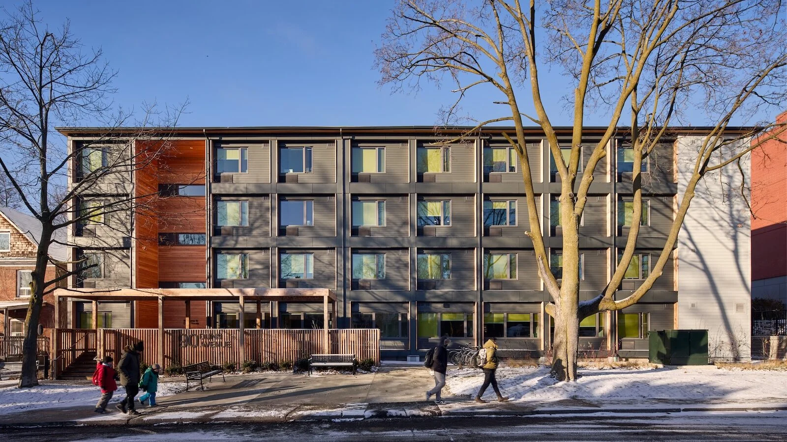 Dunn Modular Housing — Civic & Community, Modular in Toronto, ON, Canada — Civil Engineering, Structural Engineering, Mechanical Engineering, Electrical Engineering, Fire Protection, Energy Modelling, Modular Design by Design Works Engineering