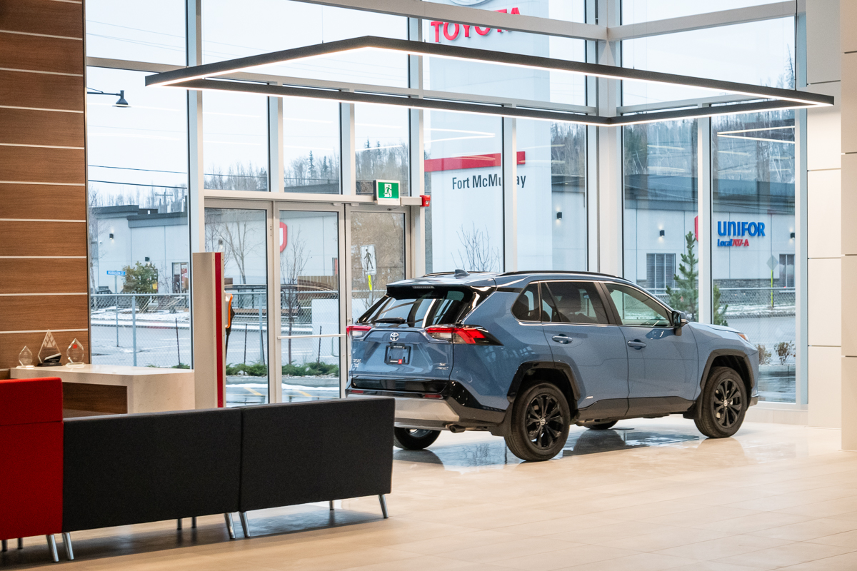 Fort McMurray Toyota — Retail in Fort McMurray, AB — Mechanical Engineering, Energy Modelling, Fire Protection by Design Works Engineering (view 8 of 8)