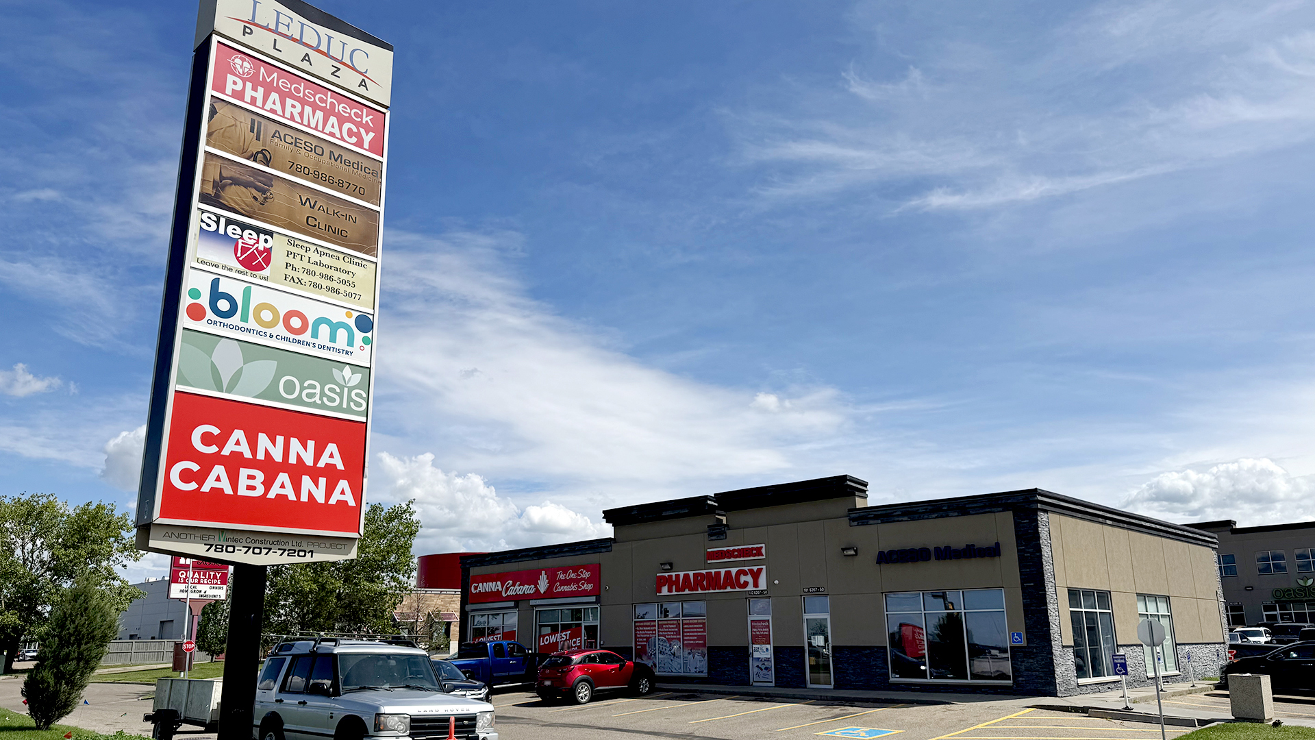 Leduc Plaza — Retail in Leduc, AB — Civil Engineering by Design Works Engineering