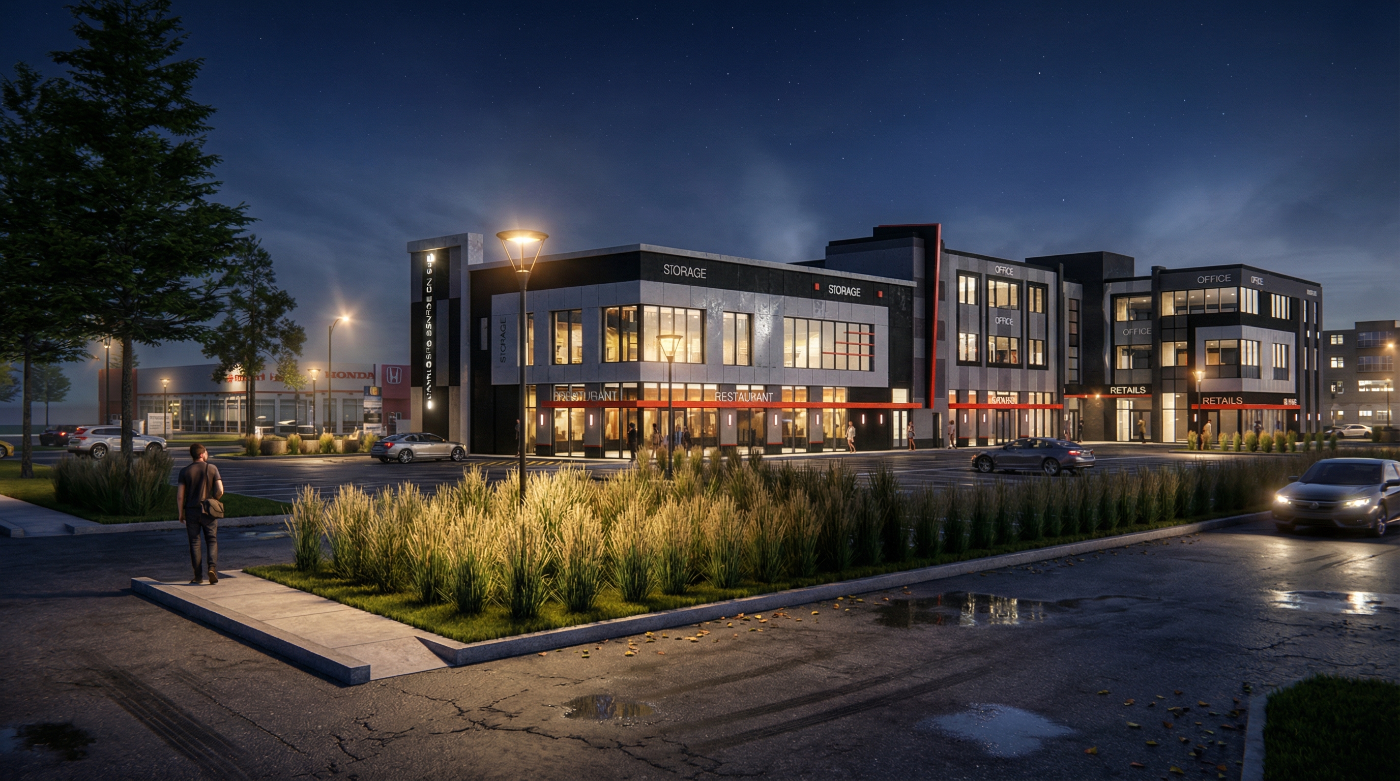 Maxworth Centre — Retail in Edmonton, AB, Canada — Structural Engineering, Mechanical Engineering, Electrical Engineering, Energy Modelling, Fire Protection by Design Works Engineering
