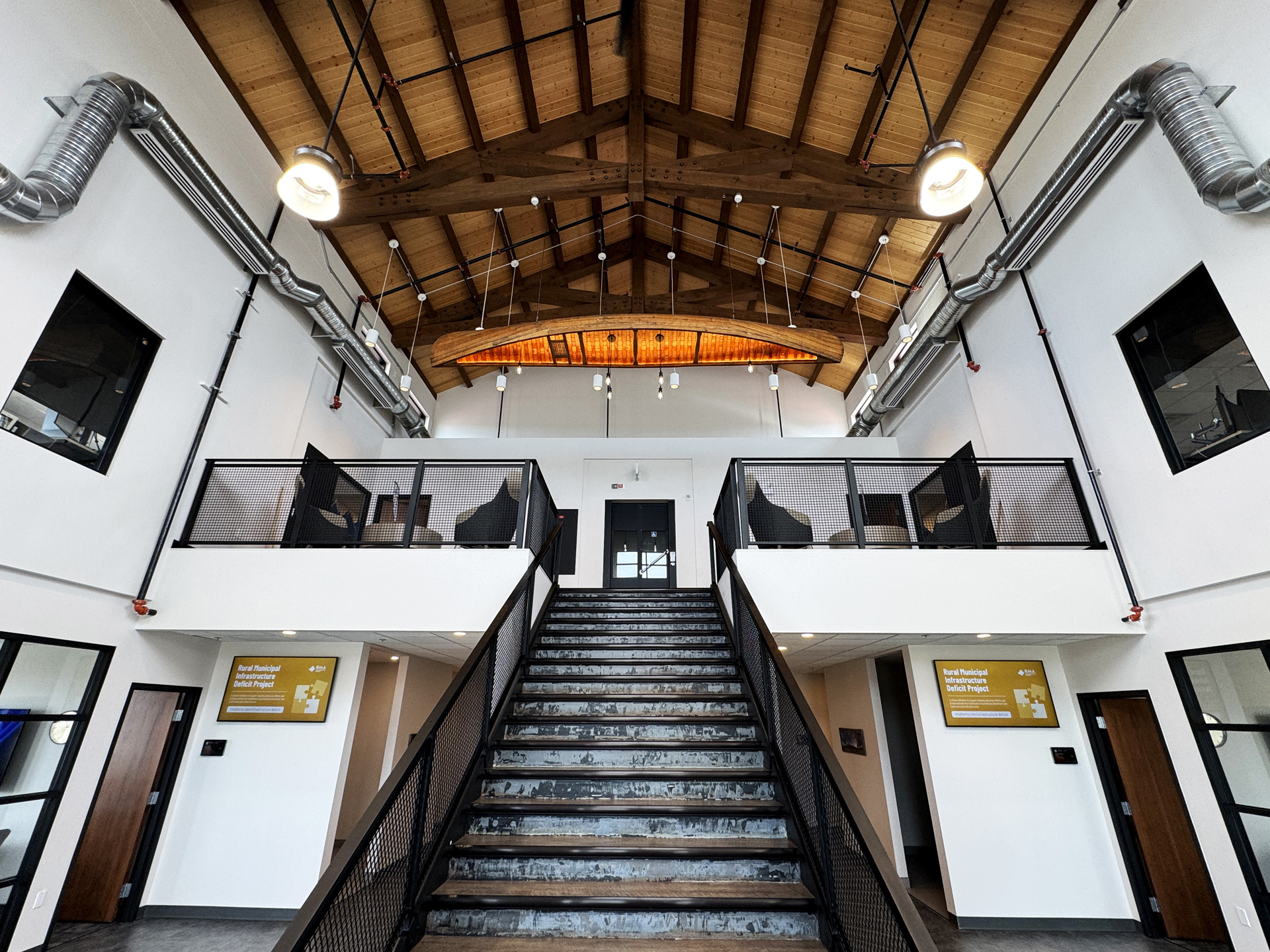 Rural Municipalities of Alberta Expansion — Office & Headquarters in Nisku, AB, Canada — Civil Engineering, Structural Engineering, Mechanical Engineering, Electrical Engineering, Energy Modelling by Design Works Engineering (view 2 of 9)