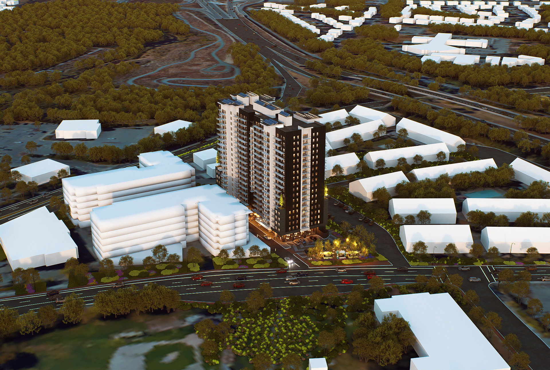 Tillicum Village — Mixed Use, Residential, Retail in Saanich, BC — Civil Engineering, Structural Engineering, Mechanical Engineering, Electrical Engineering, Fire Protection by Design Works Engineering (view 3 of 24)