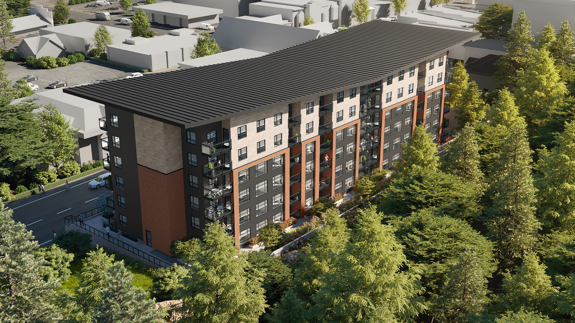 Trinity Apartments — Residential in Abbotsford, BC — Structural Engineering, Mechanical Engineering, Electrical Engineering, Energy Modelling, Fire Protection by Design Works Engineering