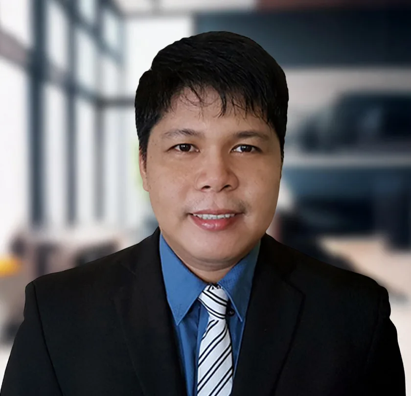 Professional portrait of man in business attire. Design, Works, Engineering office background.
