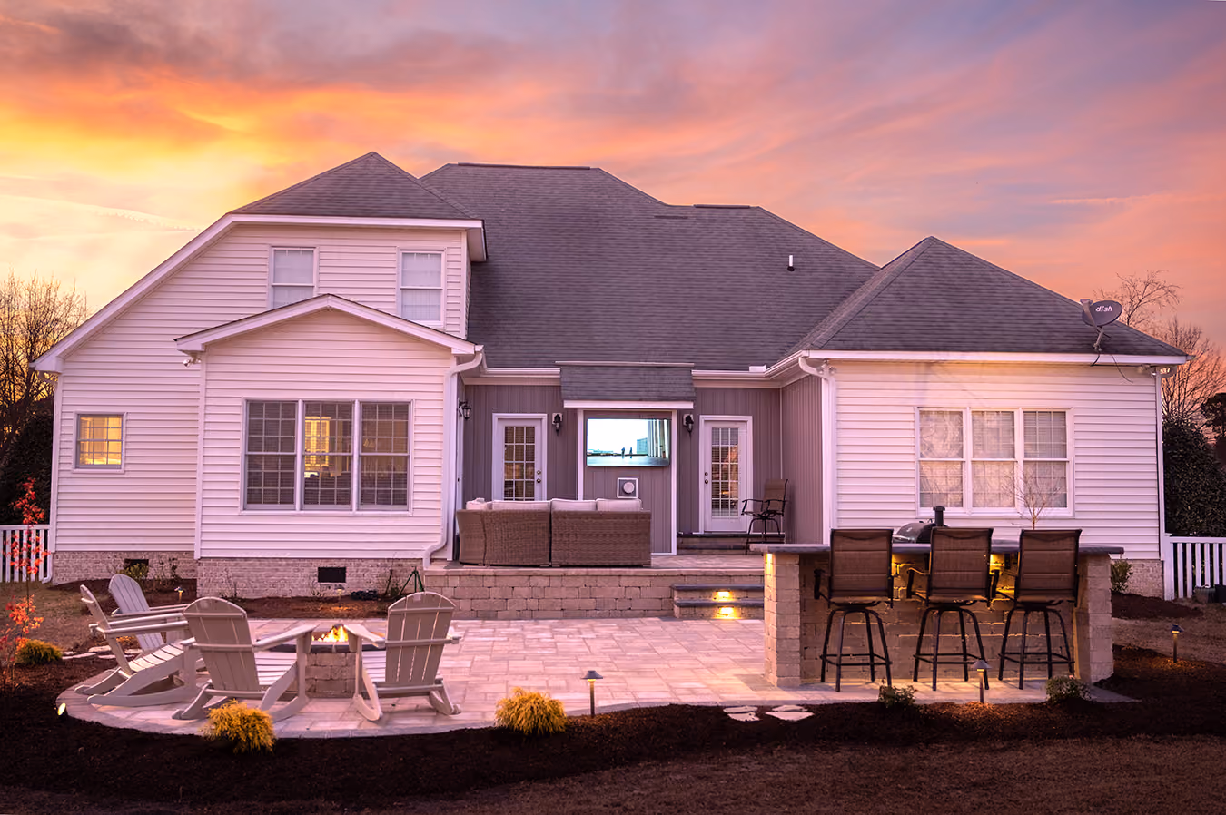Carolina Hardscapes & Pools, patio install