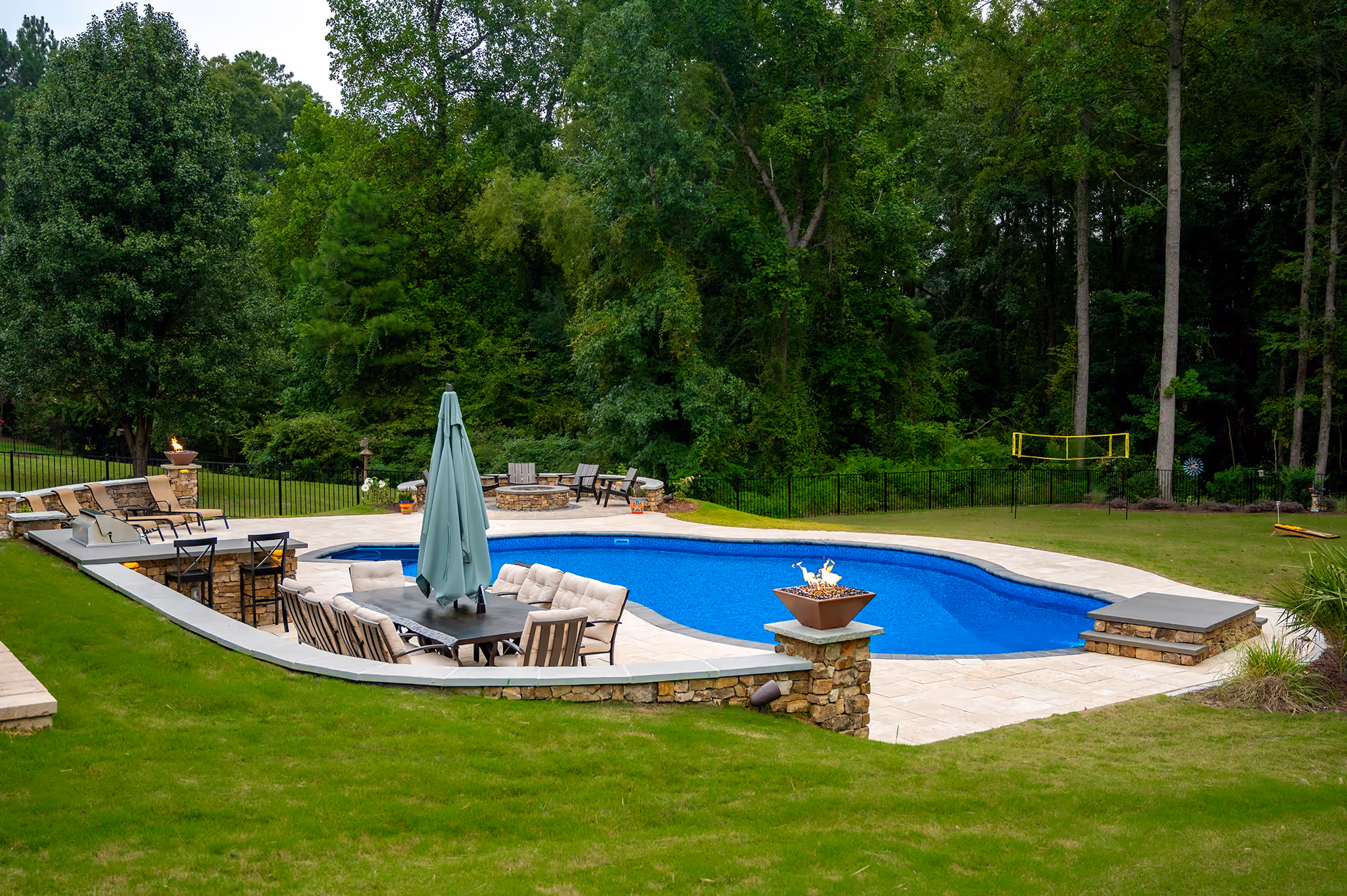 Carolina Hardscapes & Pools, pool contractor install, patio install