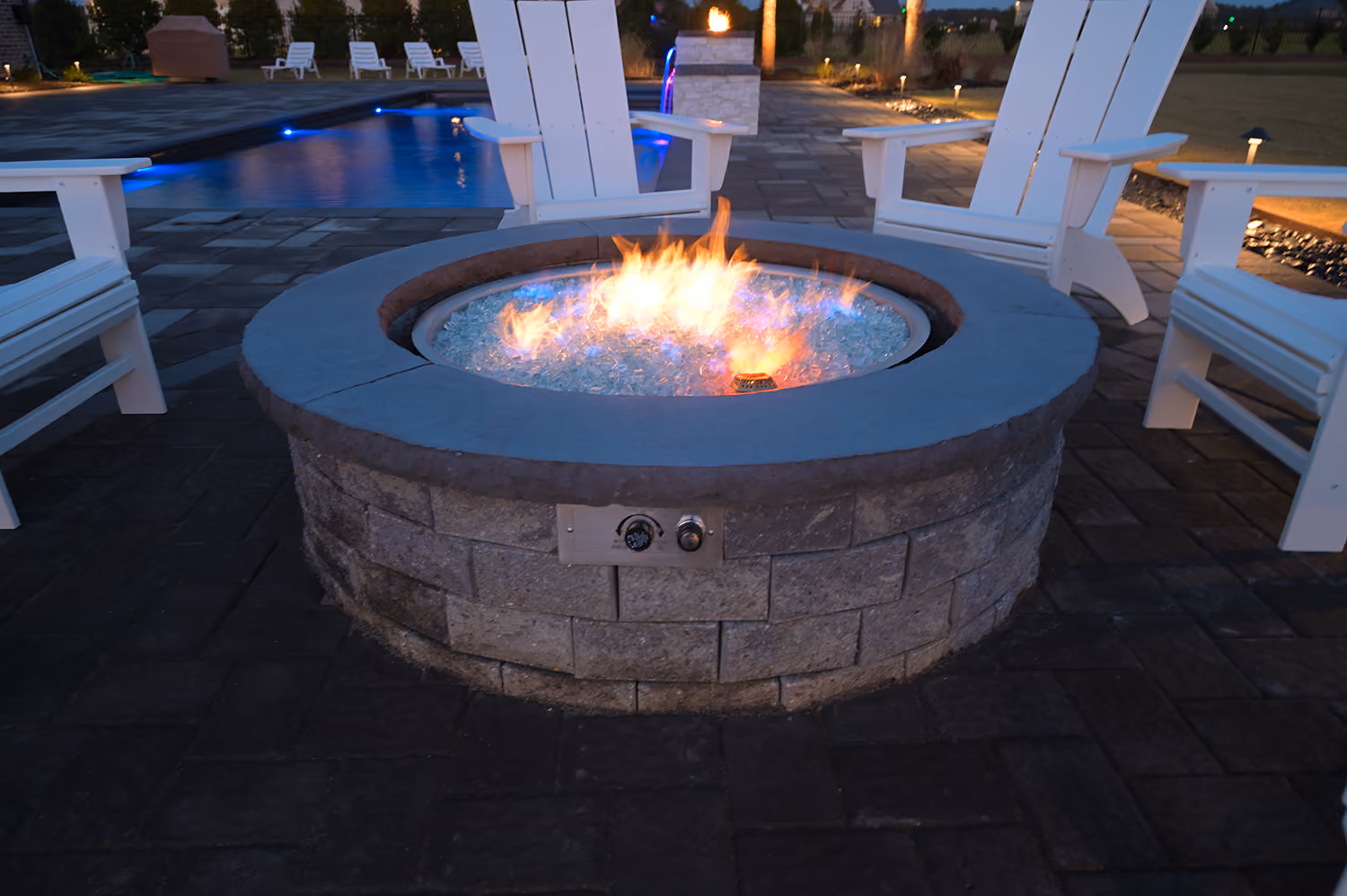 Carolina Hardscapes & Pools, fire pit, warmth solutions