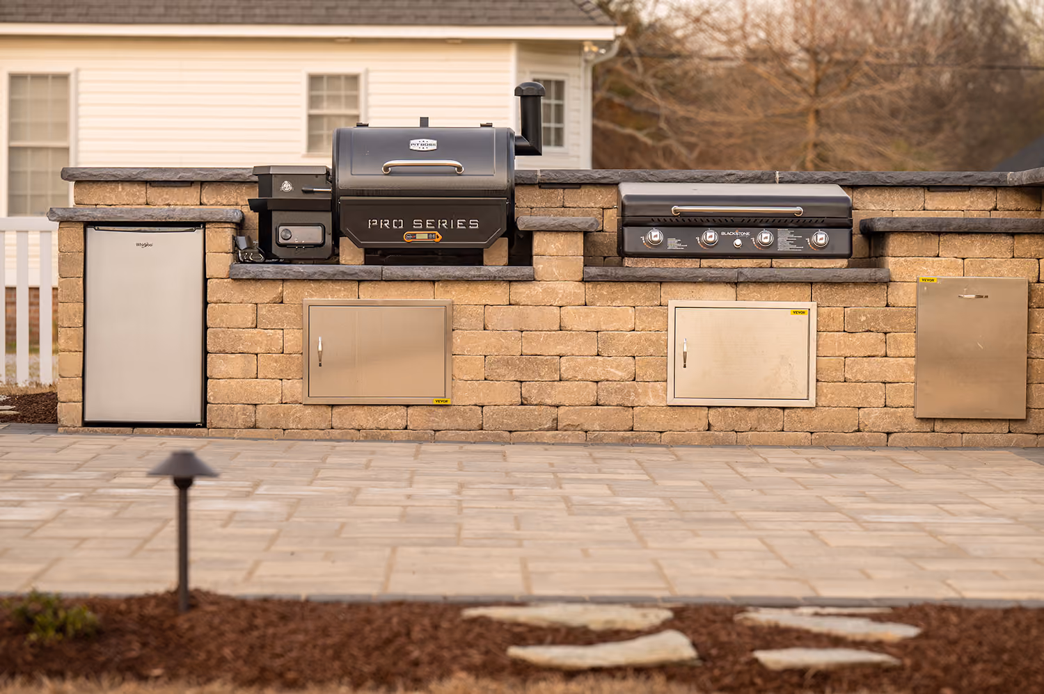 Carolina Hardscapes & Pools, outdoor kitchen, patio install