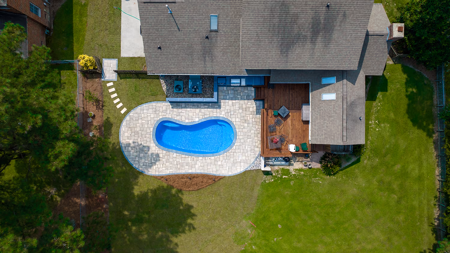 Carolina Hardscapes & Pools, pool contractor, hardscapes, patio install