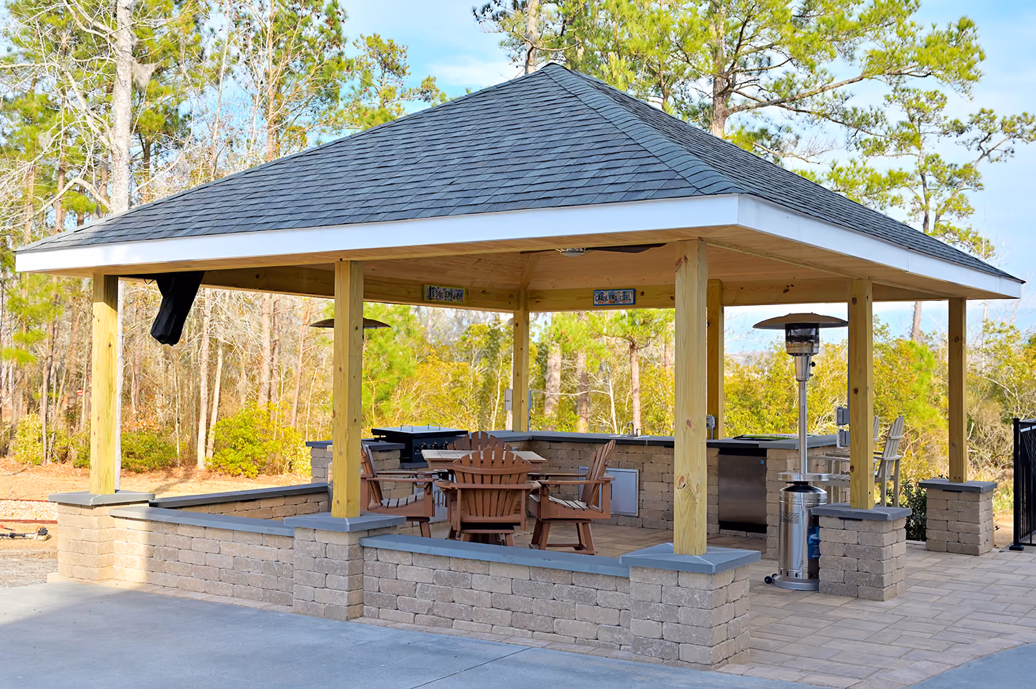 Carolina Hardscapes & Pools, Pavilion structure