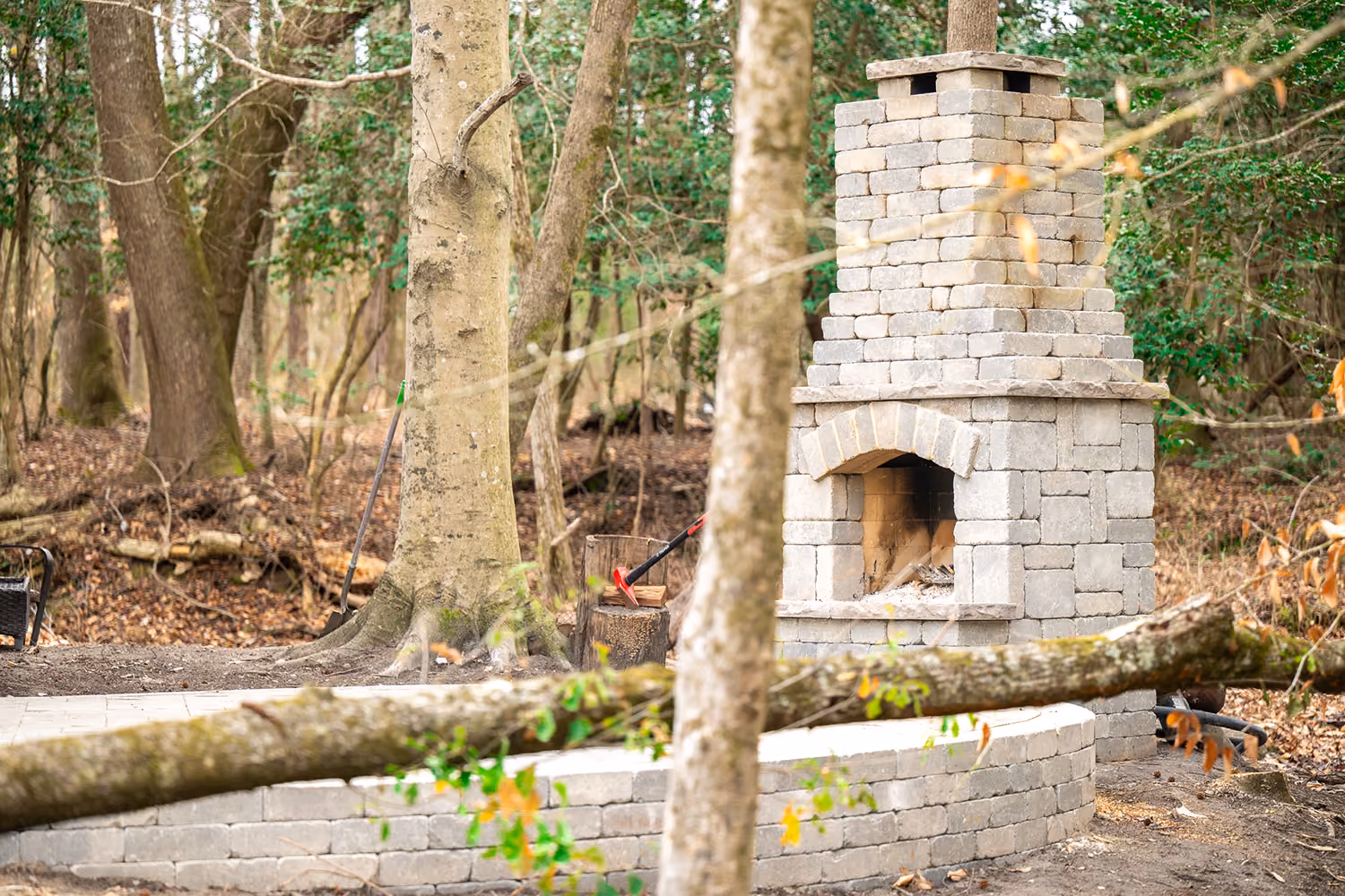 Carolina Hardscapes & Pools, fireplace, warmth solutions
