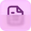 Icon einer Datei mit angedeutetem Gesicht, symbolisiert ein personalisiertes oder identitätsbezogenes Dokument.