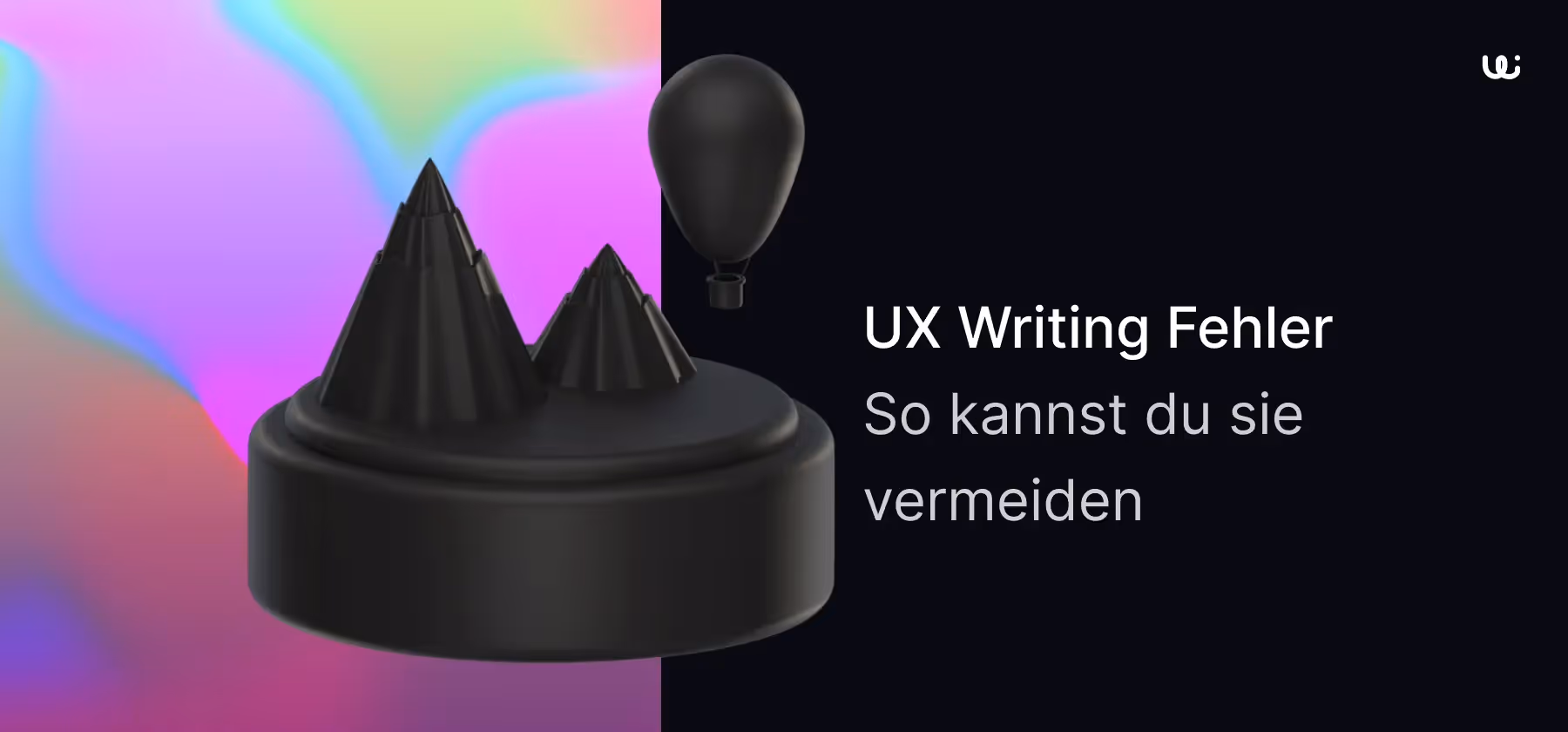 3D Erdmodell auf einem bunten Verlauf