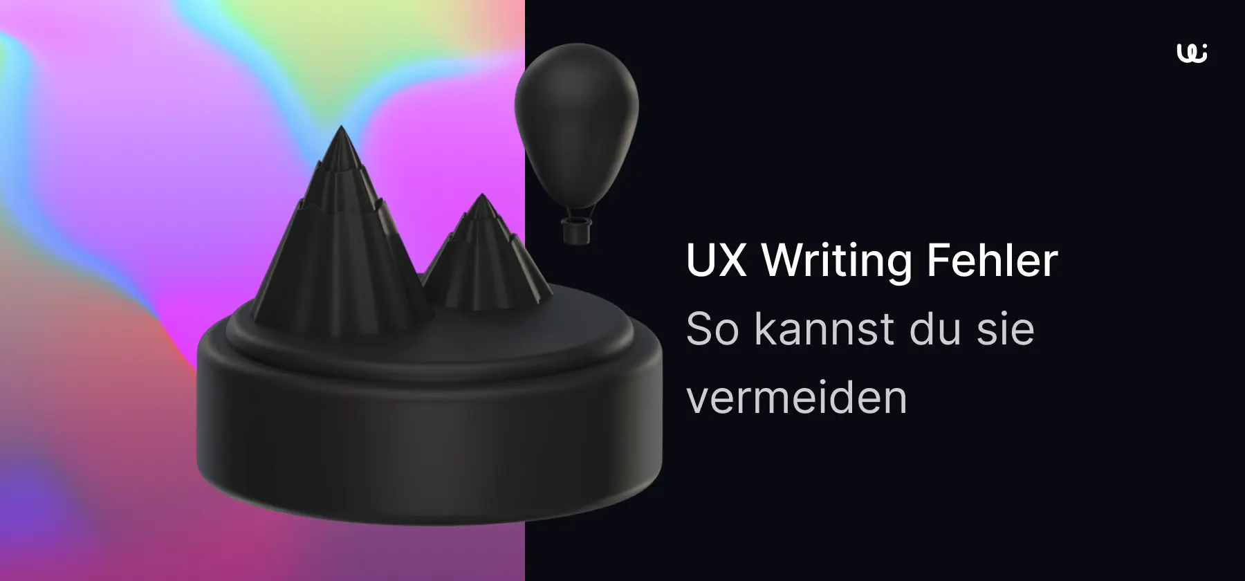 3D Erdmodell auf einem bunten Verlauf
