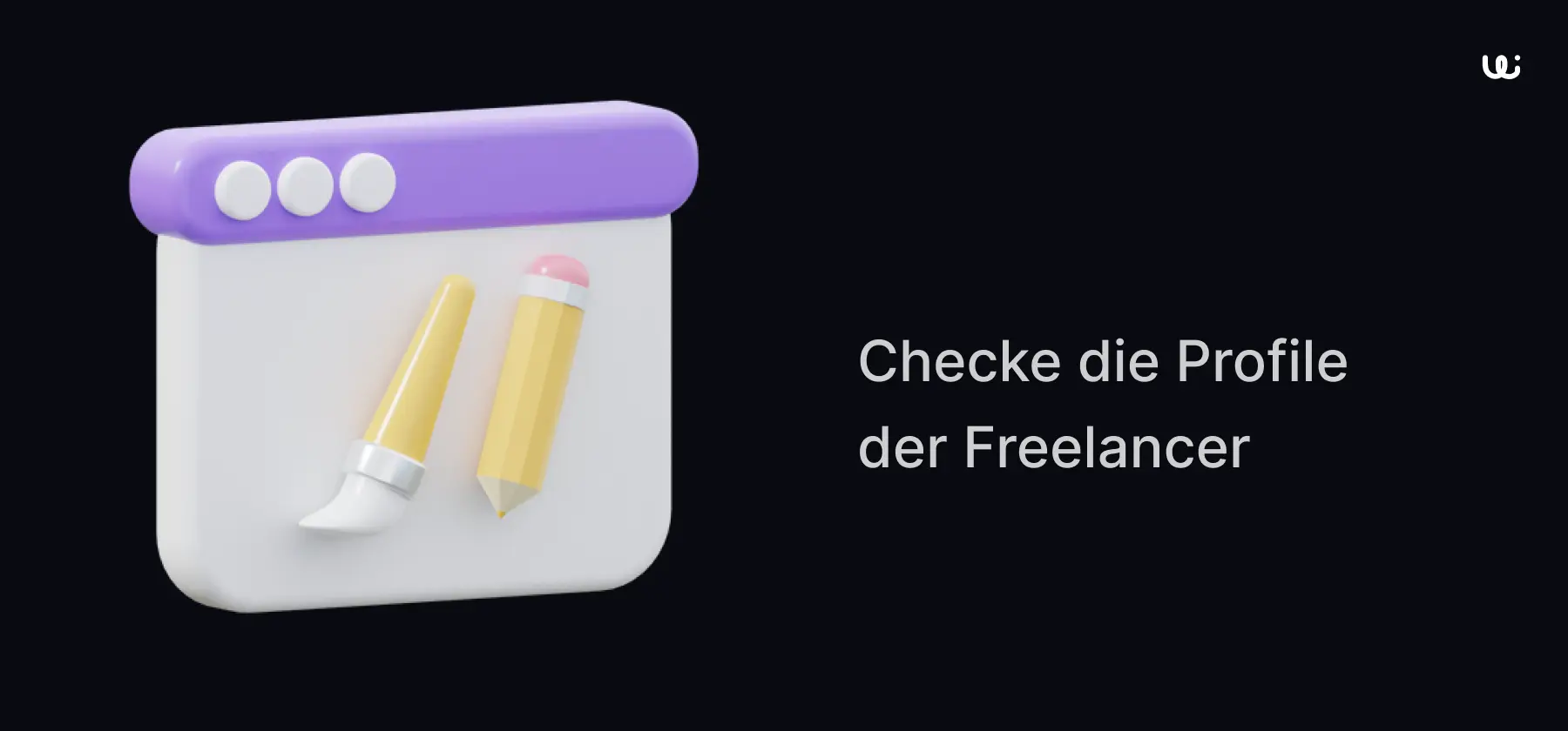 Ein Bild, das das Überprüfen des Freelancer-Profils symbolisiert: Eine Person, die ein Laptop verwendet, um ein Profil auf einer Plattform zu überprüfen.