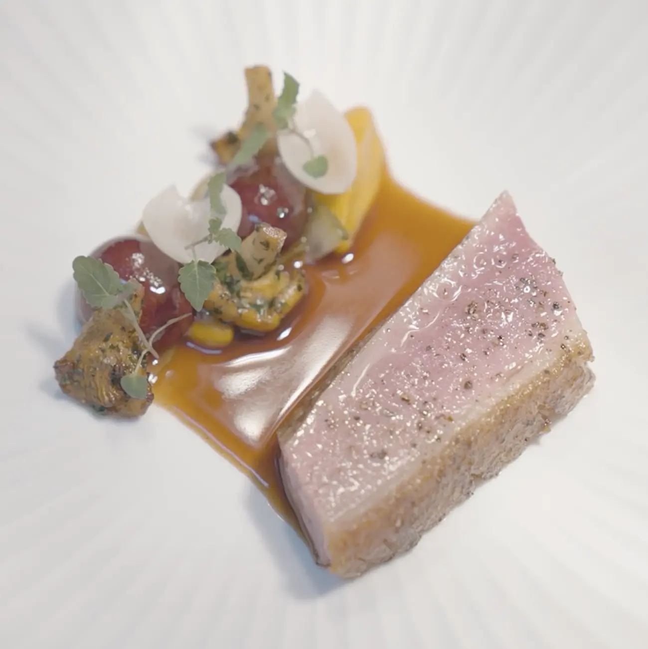 Duck Breast with Tortellini