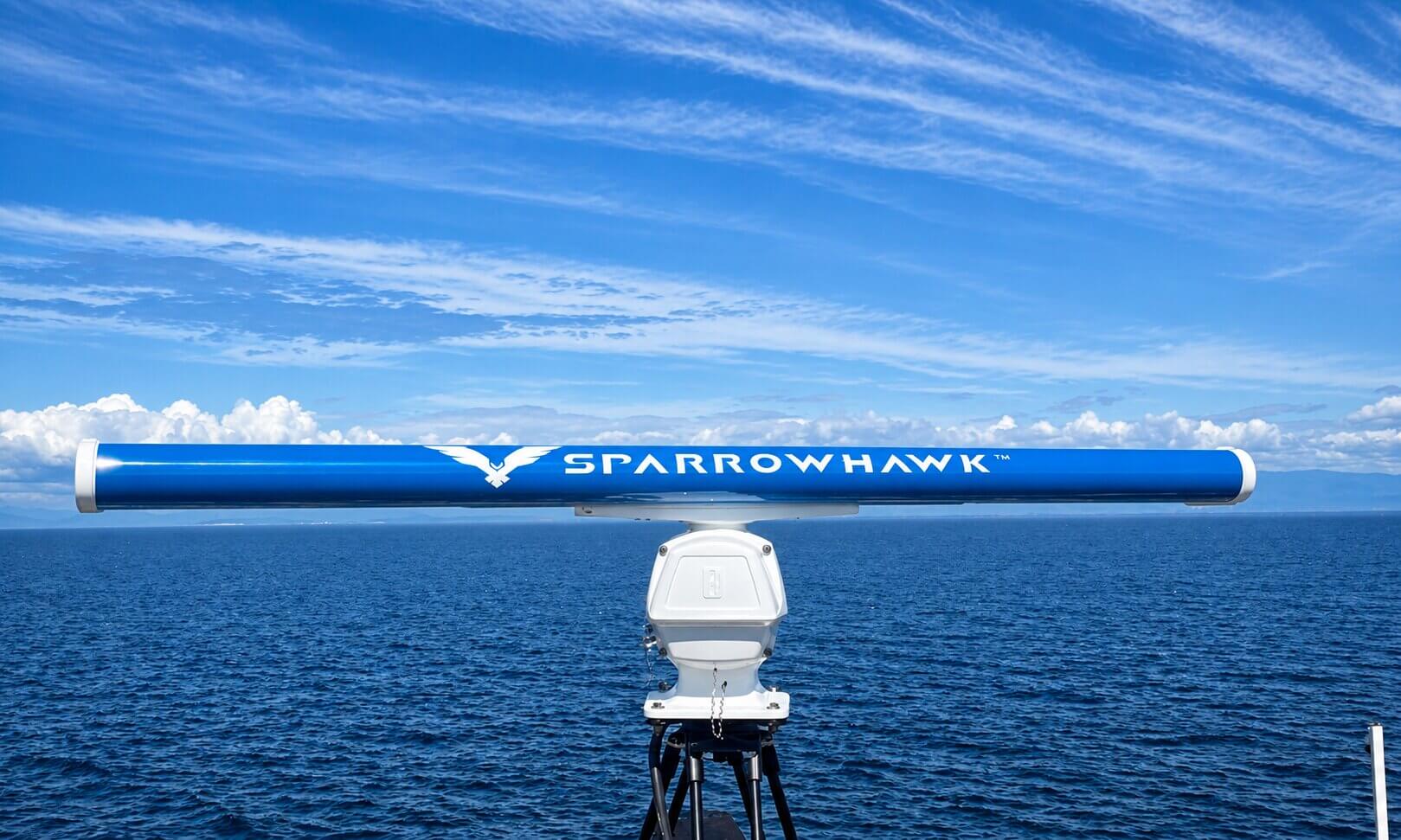 Sparrowhawk™ deployed in its tactical configuration on Winchelsea Island, CFMETR, Nanoose Bay, BC.
