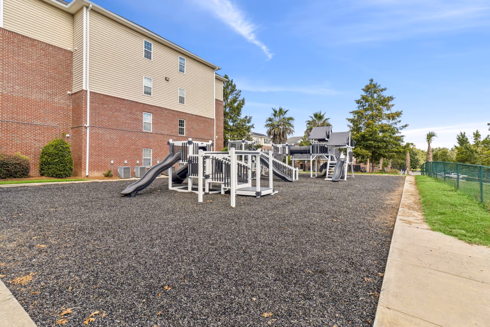Tanning bed booth and mirror in the amenity area at The Grand at Lake Sheri, Valdosta, GA.