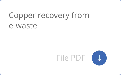 Copper recovery from e-waste