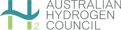 Logo for the Australian Hydrogen Council with a stylized "H" and "H2" graphic.