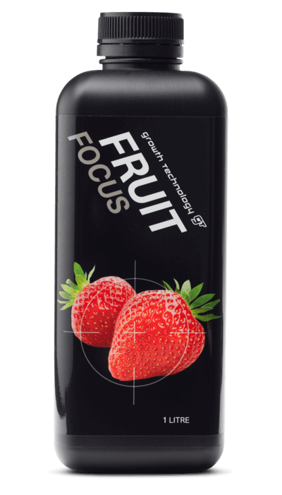Fruit Focus is specifically formulated to encourage heavy fruit yield for a wide variety of plants from citrus to strawberries.
