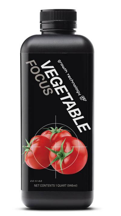 Vegetable Focus is specifically formulated to encourage high quality and heavy yields in vegetables. Perfectly suited to tomatoes and cucumbers.