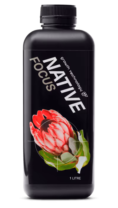 Native Focus is specifically formulated with low levels of phosphorus in order to avoid toxicity in our phosphorus-sensitive, Australian natives.