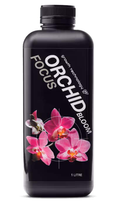 Orchid Focus Bloom is balanced specifically for the needs of all orchid types ‘in spike’. It provides a complete mineral and trace elements profile with extra potassium to promote vigorous and prolific flowering.