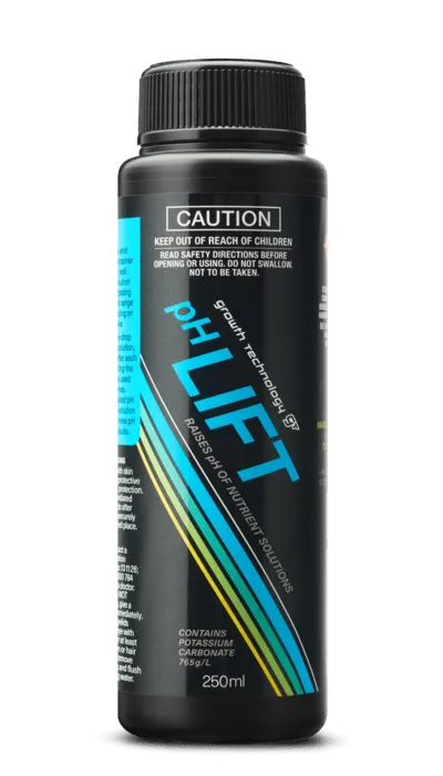 Raises pH of Nutrient Solutions