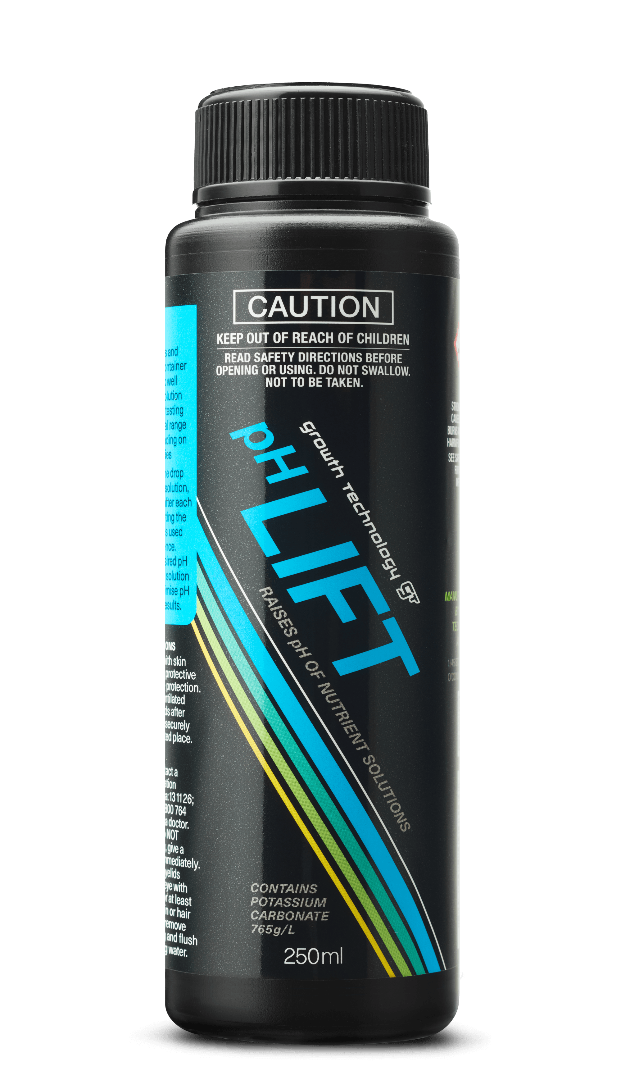 Raises pH of Nutrient Solutions