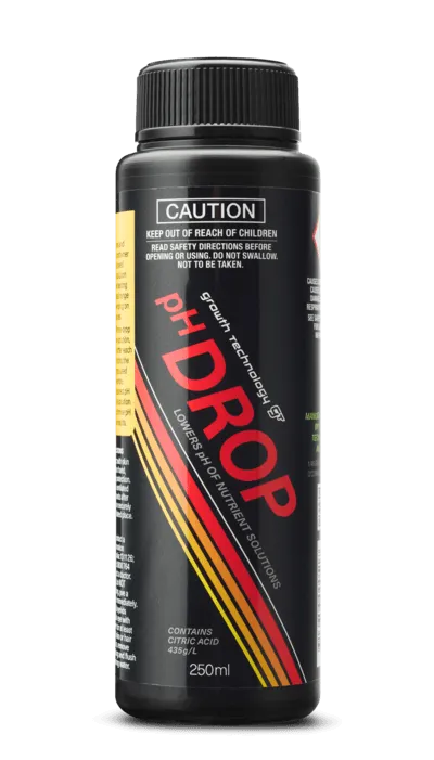 Precisely lower the pH of your water and nutrient solutions.