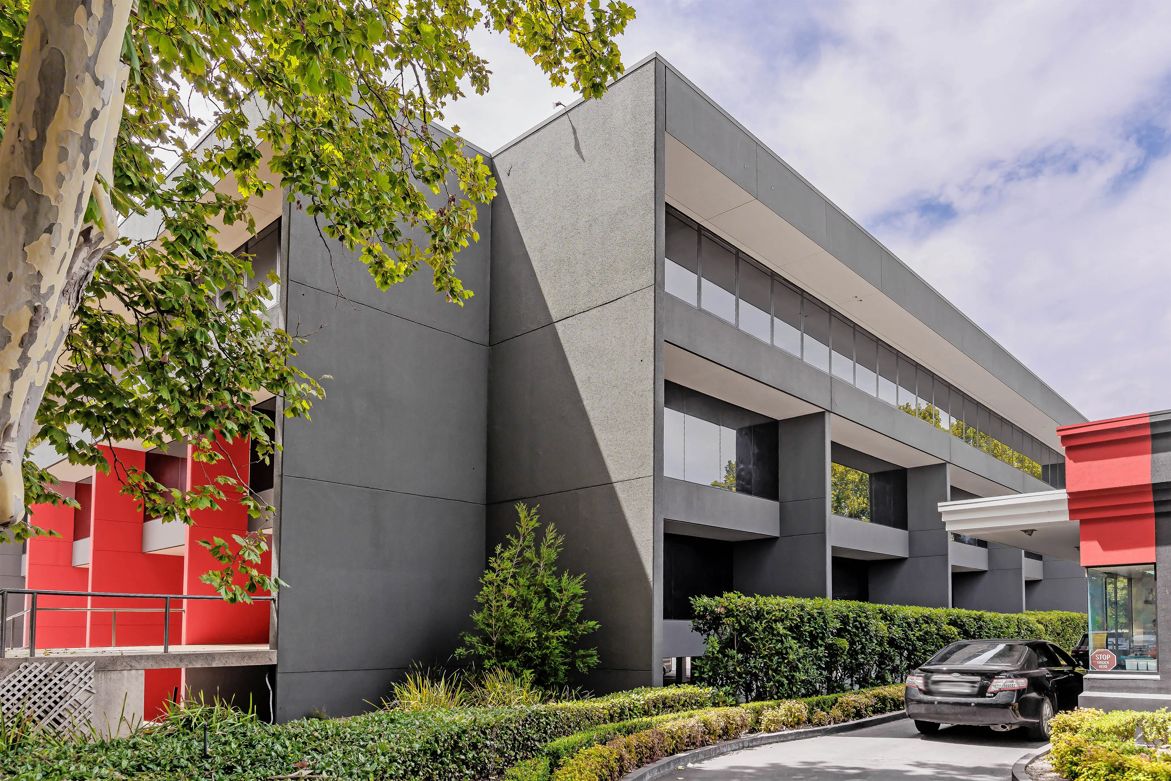 Finished Photo Of An AJBlunt Commercial Painting Project: Greenhill Road, Adelaide