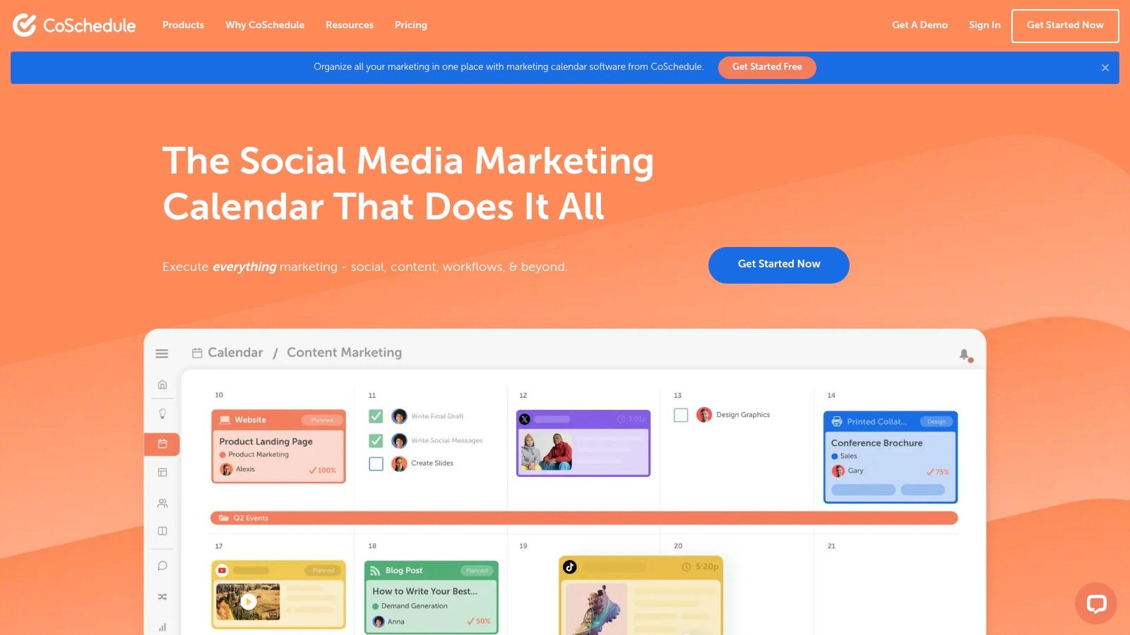 CoSchedule Social Calendar