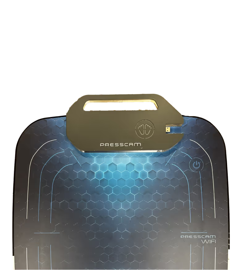 Plaque de baropodométrie pour une prise d'empreinte précise