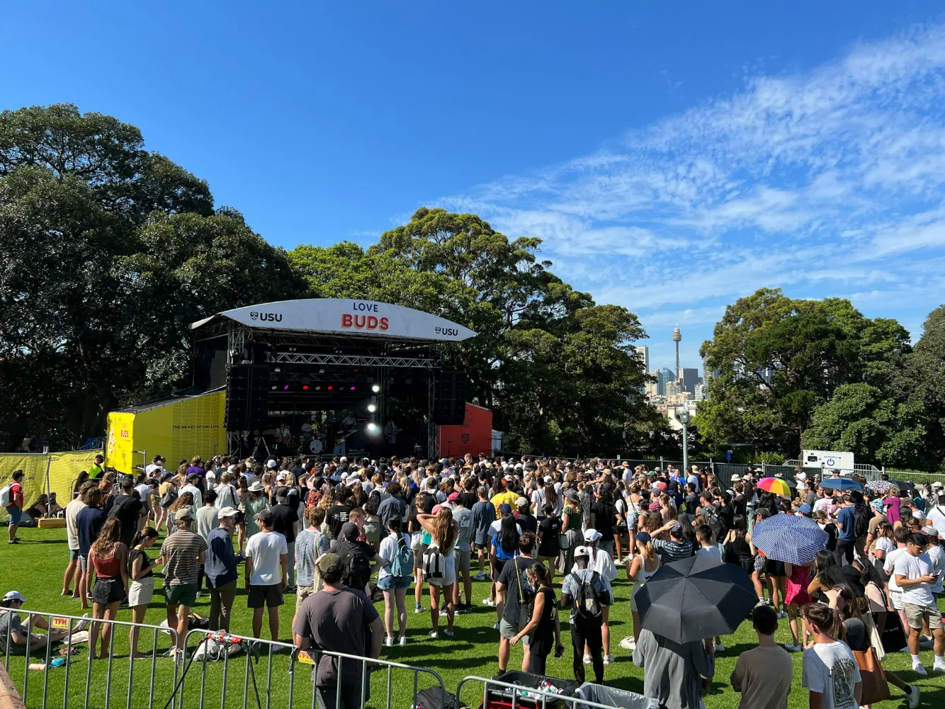 Stage hire delivery and installation at an event site