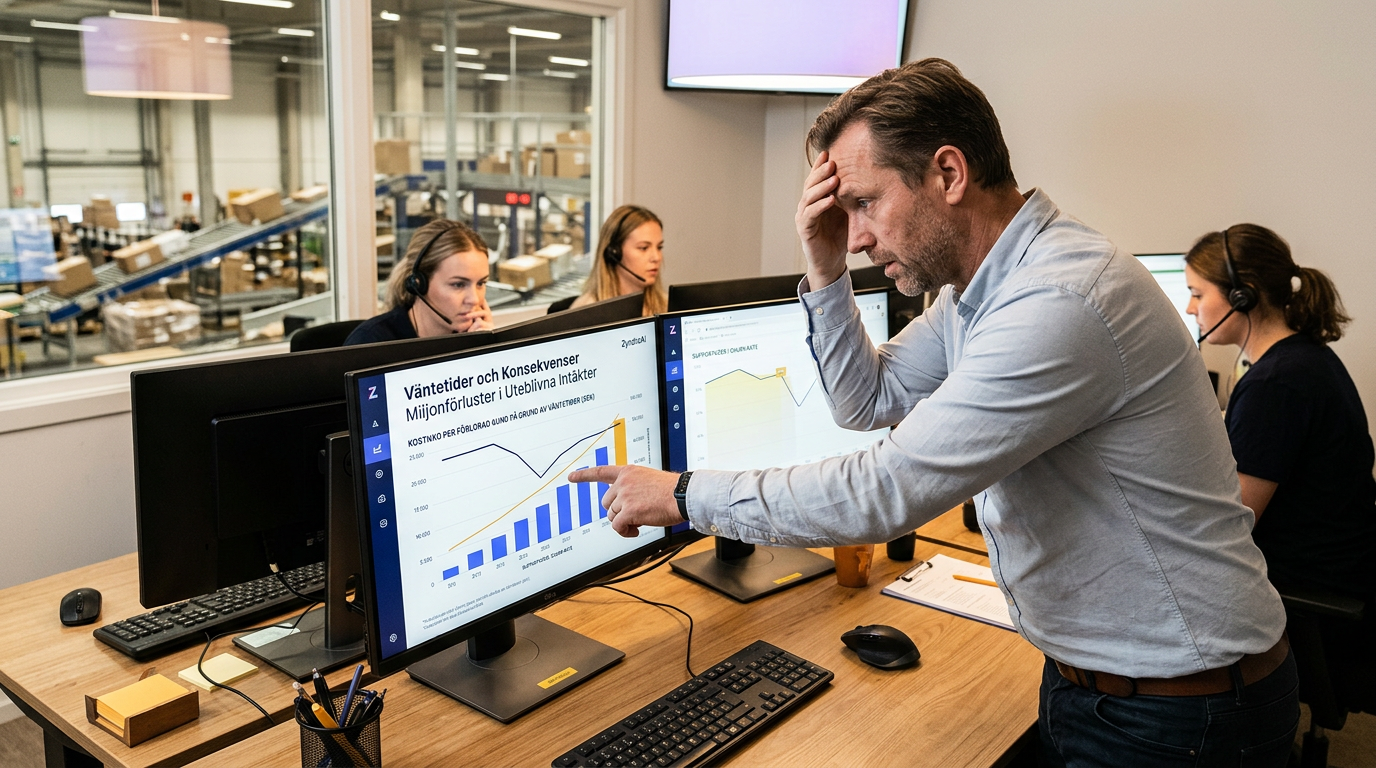 Hur mycket kostar varje förlorad kund på grund av väntetider? Den dolda prislappen på långsam support