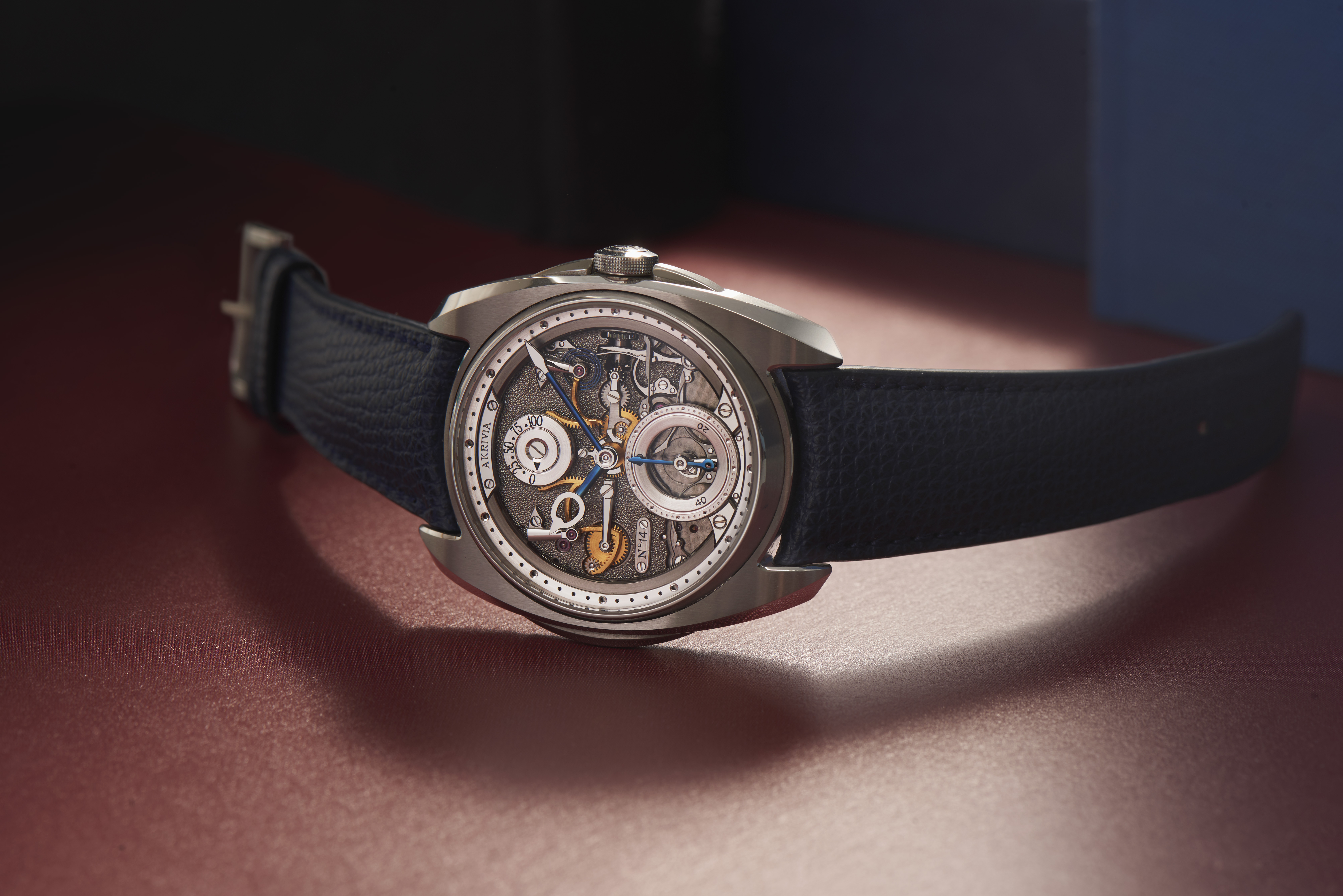 AK-06 staintless steel watch by the independent watchmaker Rexhep Rexhepi