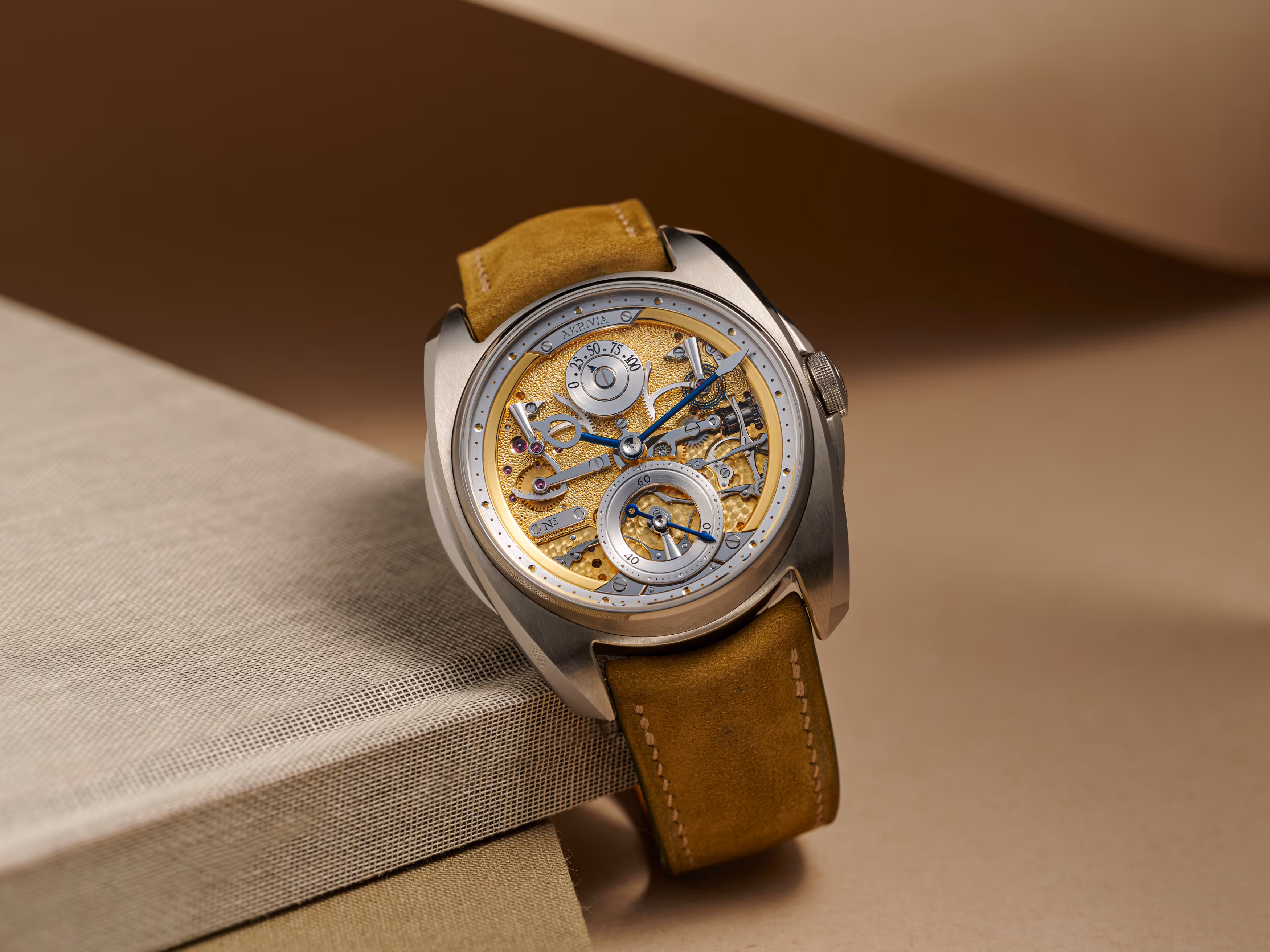 Akrivia AK-06 yellow openwork