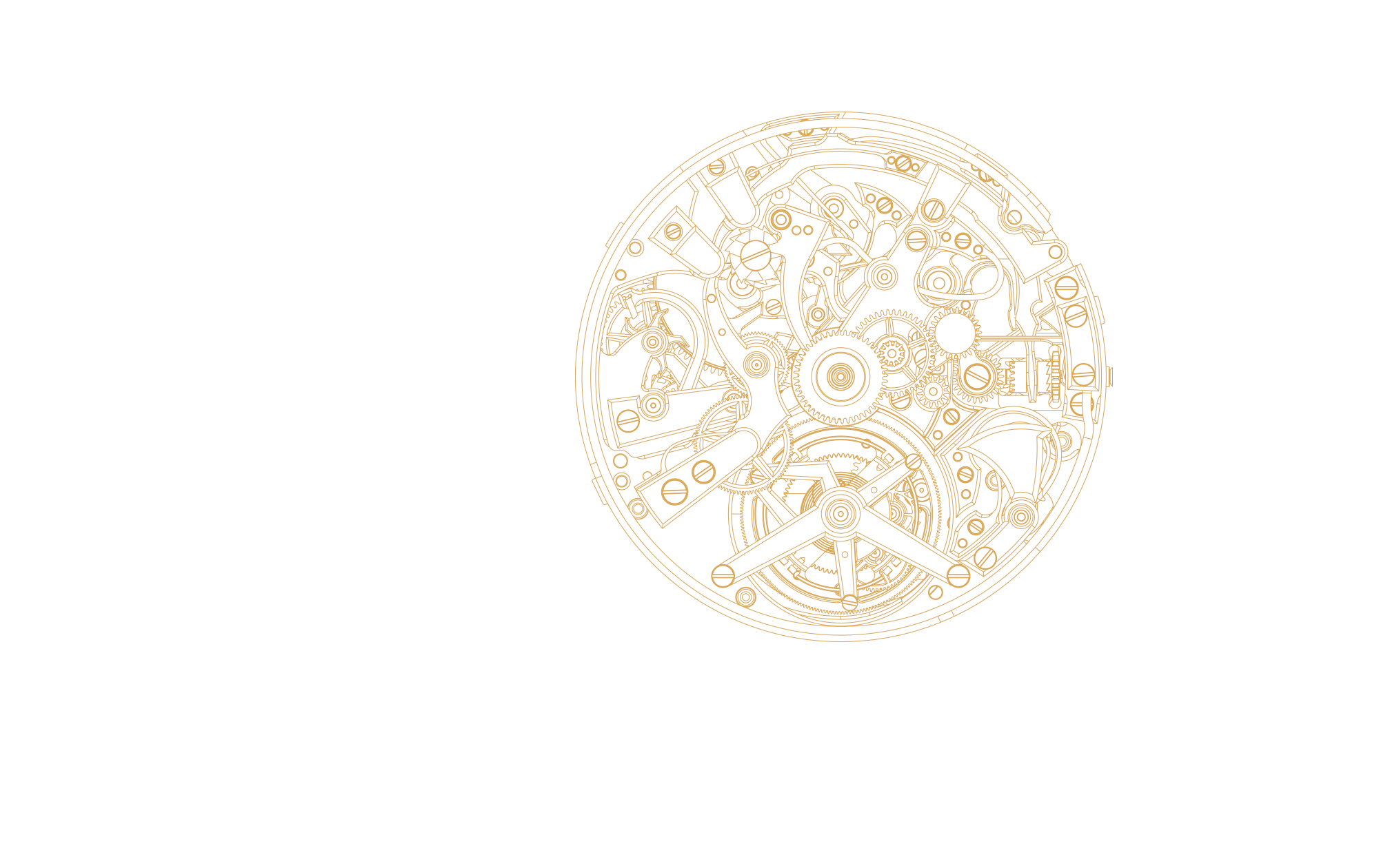 Movement sketch of the Louis Vuitton Rexhep Rexhepi Chronographe à Sonnerie